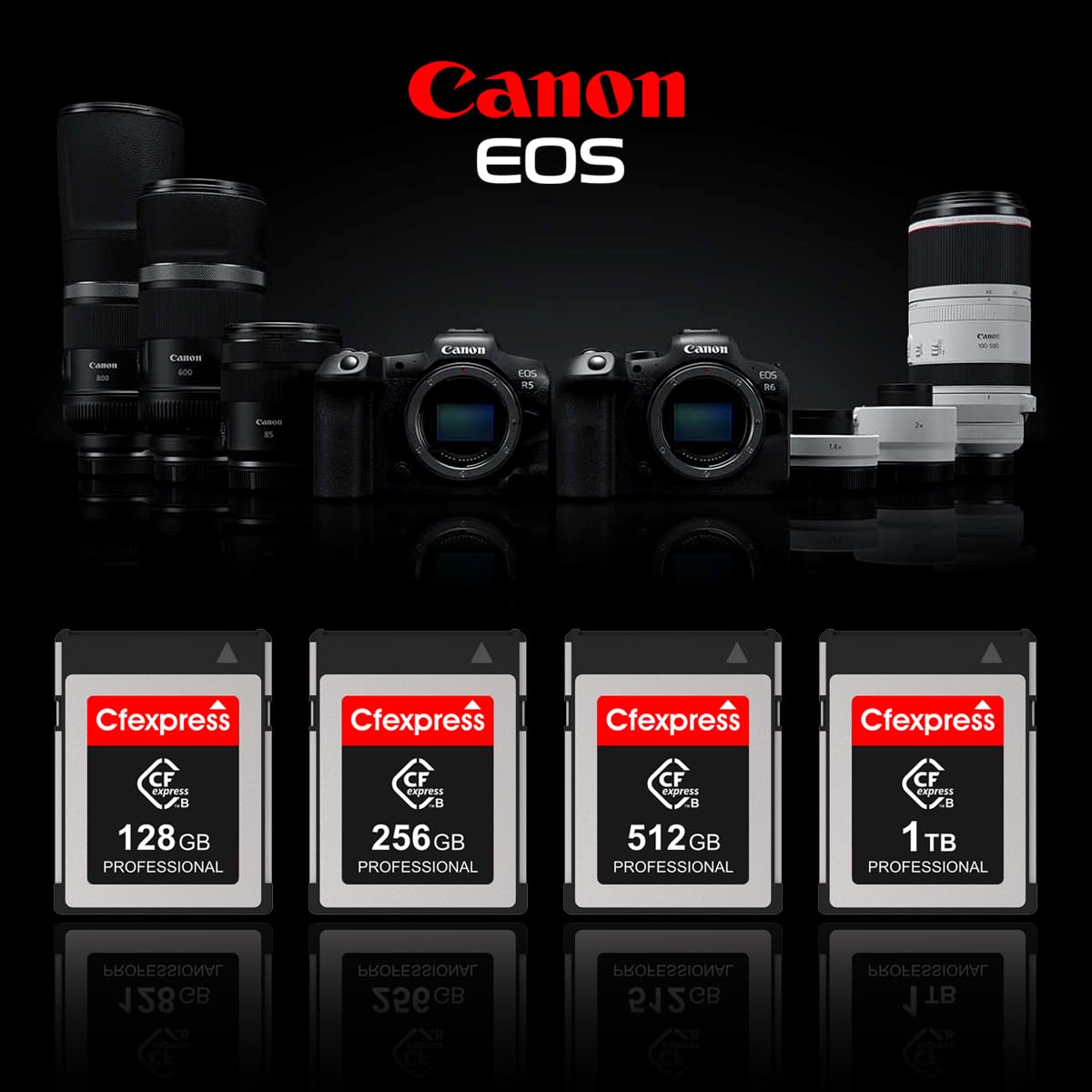 Amazon.com: 512GB CFexpress Type B Memory Card, Up to 1700MB/s, CF