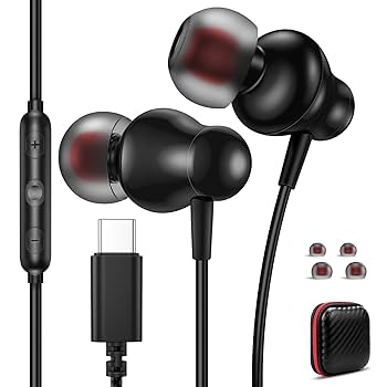 Amazon.co.jp: タイプc イヤホン 有線 カナル型 対応iPhone16 15