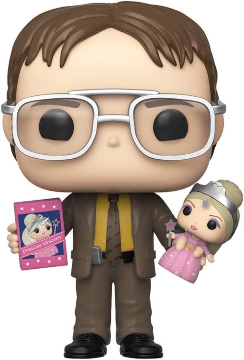 – 48500 Pop! Television: The Office - Dwight Schrute with Princess Unicorn (Limited Exclusive) #1009