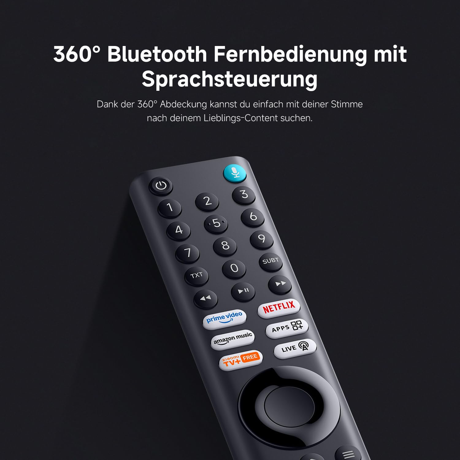 Xiaomi TV F 32, 32 Zoll (81 cm), HD, Smart TV, Fire OS7, Triple Tuner DVB-C/S/S2/T/T2, Dolby Audio™, DTS Virtual:X, DTS-HD, Sprachsteuerung mit Alexa, Kompatibel mit Apple AirPlay