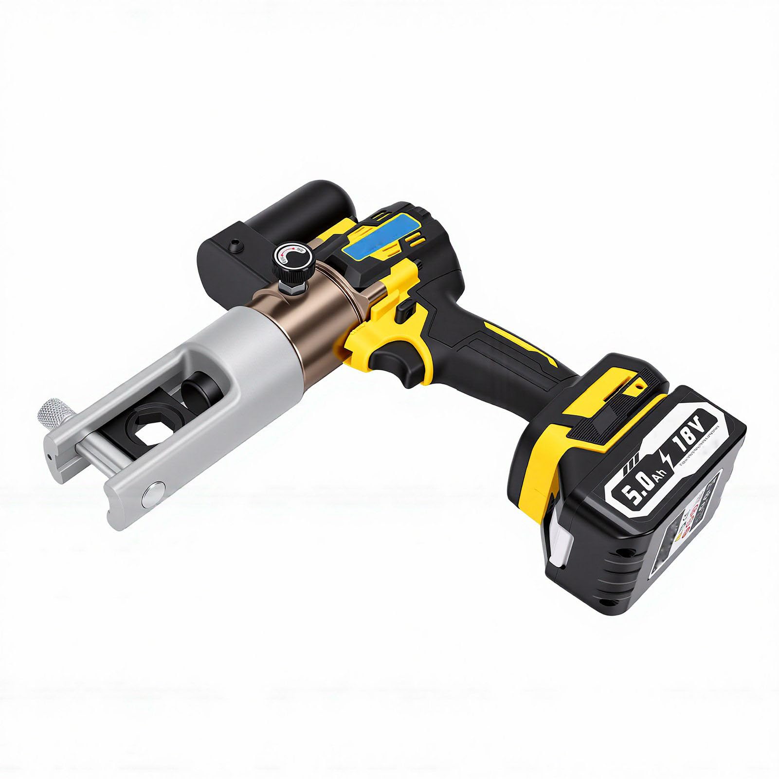Hyuduo Pince à Sertir Hydraulique électrique, Portable et Efficace avec