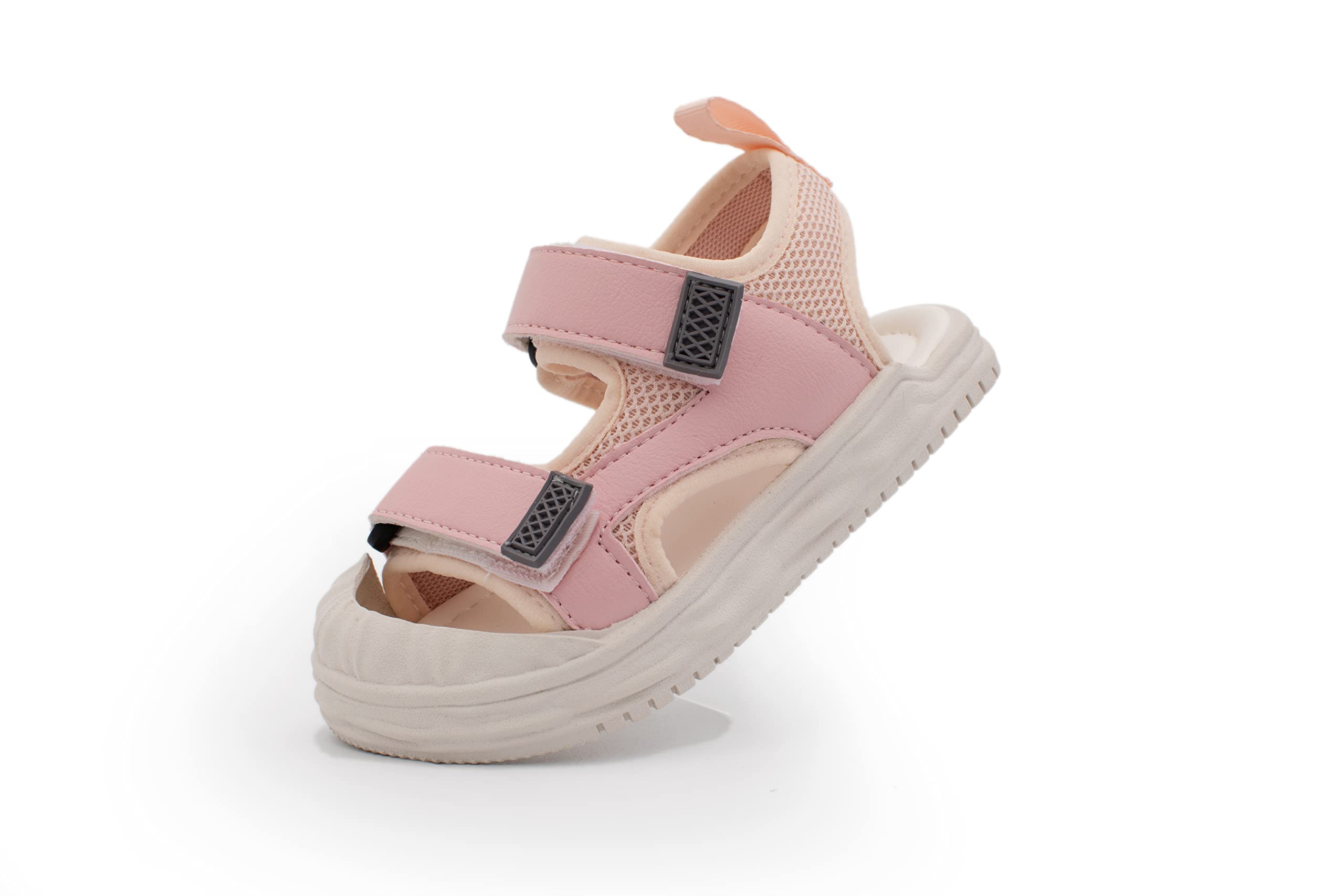 Lucky KidsBoys Girls Summer Sports Sandals Hiking Beach Outdoor Closed Toe Waterproof Sports Sandals With Hook & Loop Closure For Toddlers/Little Kids