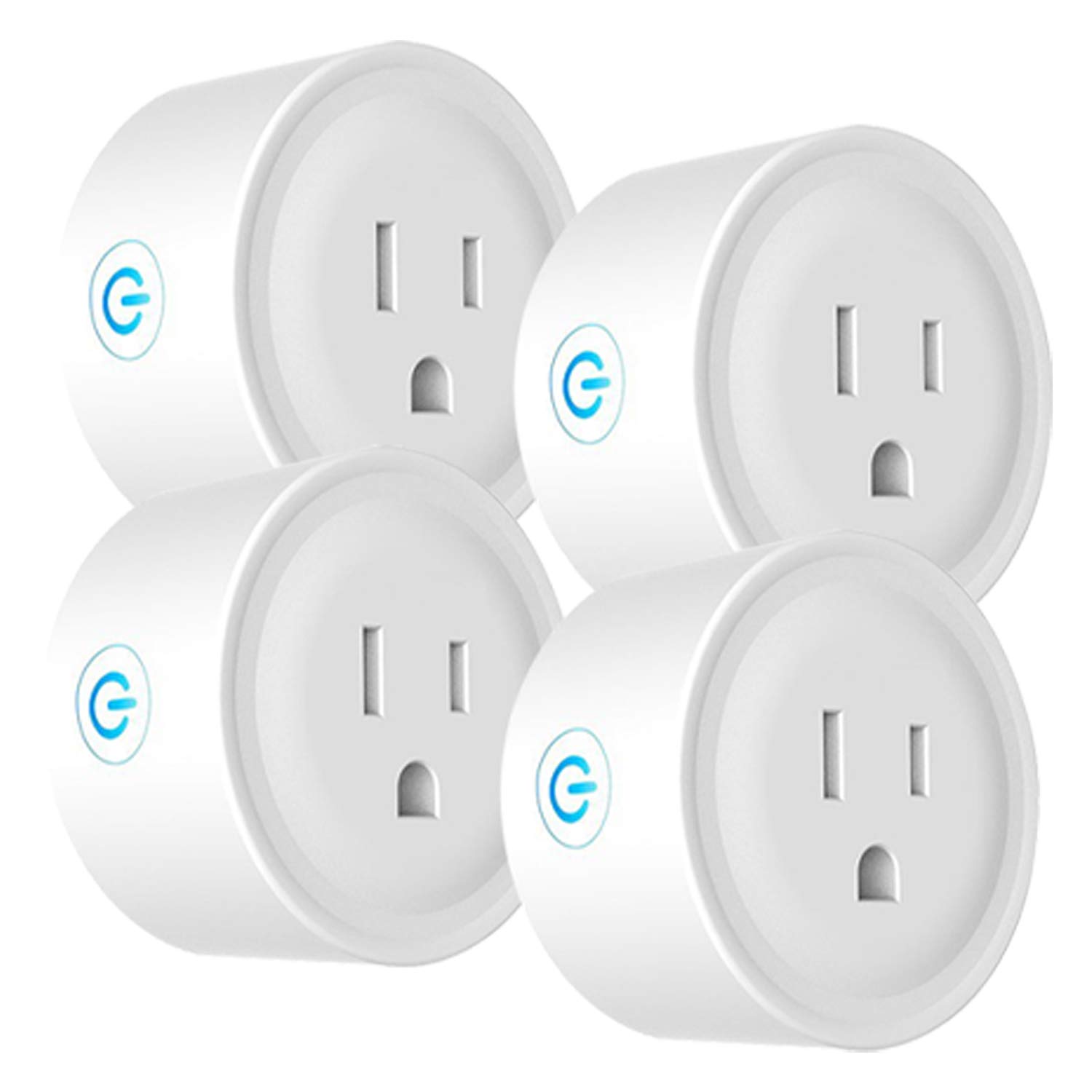 Deco Gear 4 Pack WiFi Smart Plug Compatible with Amazon Alexa Google Home Control Appliances and Electronics from