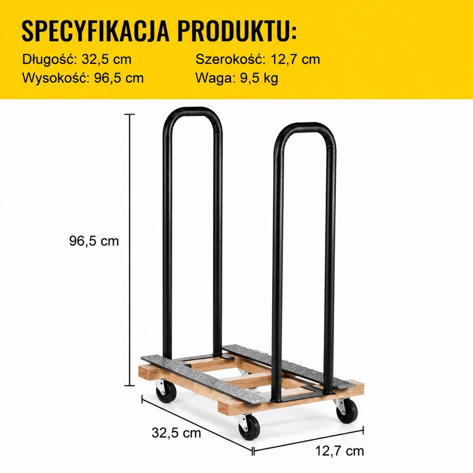 Pręt konwertera do wózka, adapter holowniczy do transportu materaca i przeprowadzek