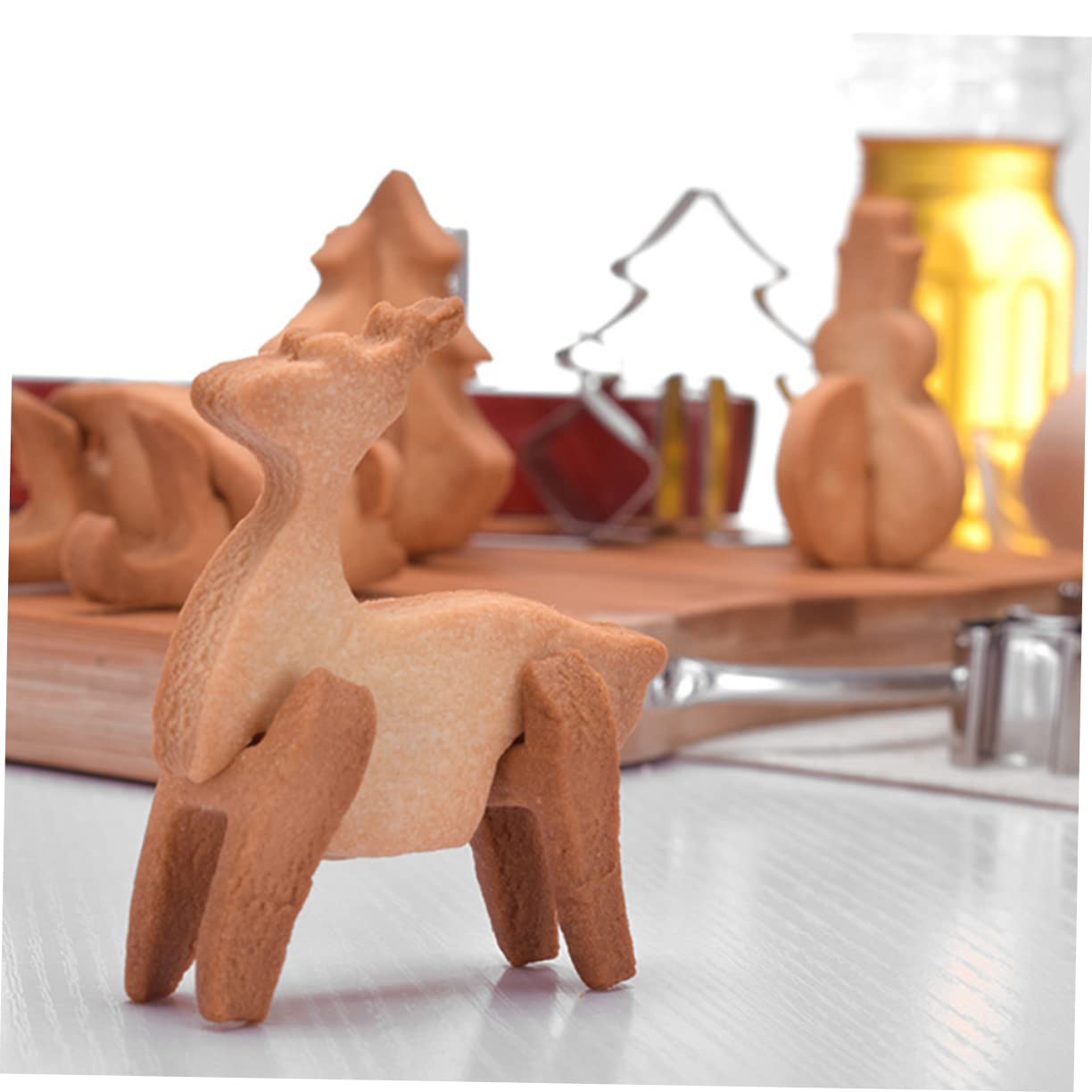 TOPBATHY 40 Pièces Emporte-pièces Emporte-pièce Biscuit Biscuit Fabrication De Biscuits Moule à Pâtisserie Père Noël Biscuits Assortis Acier Inoxydable De Qualité Alimentaire