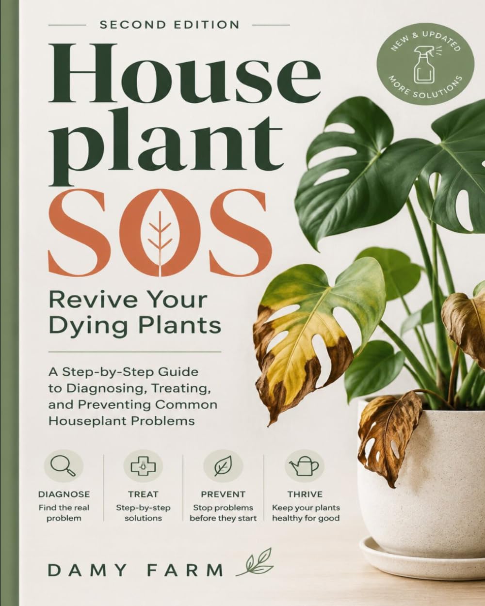 Houseplant SOS: Revive Your Dying Plants: A Step-by-Step Guide to Diagnosing, Treating, and Preventing Common Houseplant Problems