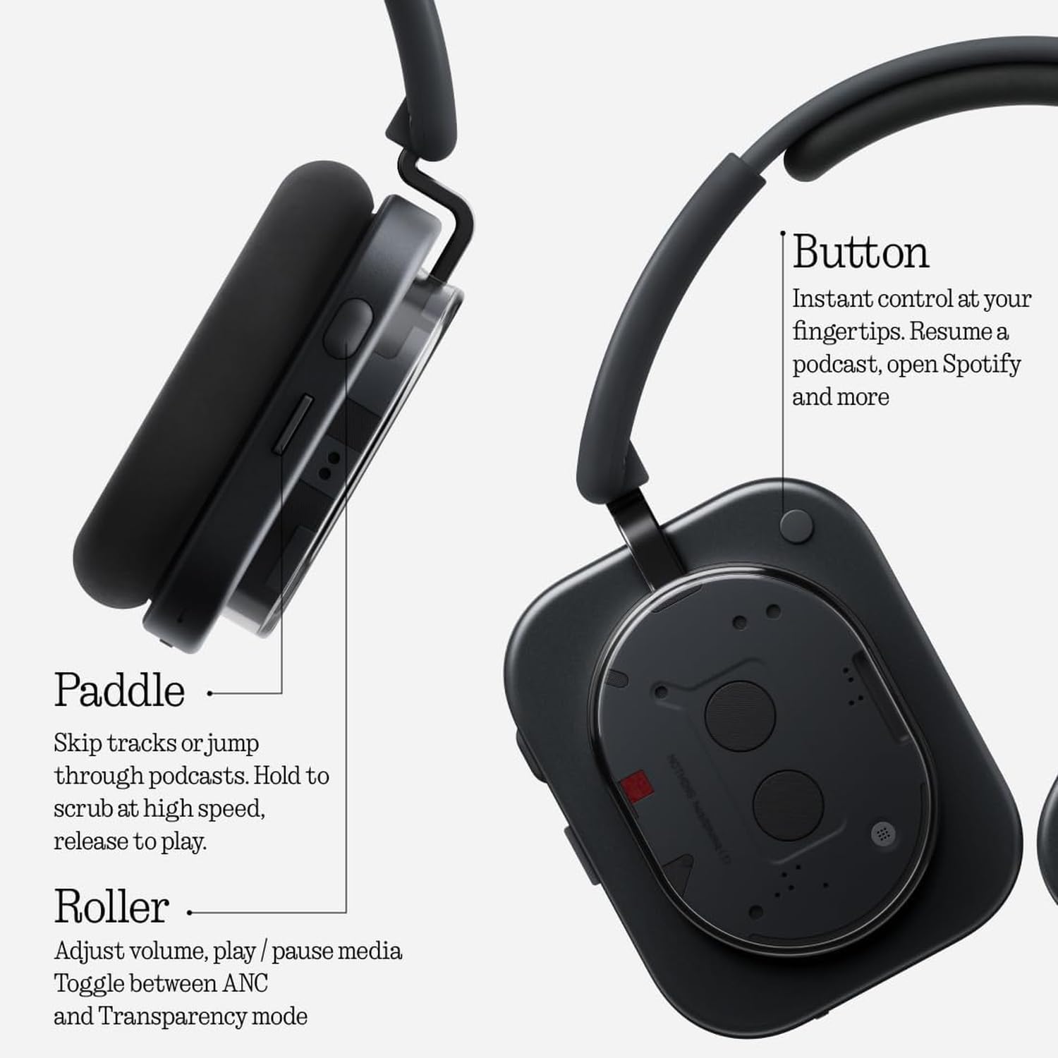 Nothing Headphone (1) Black : Amazon.sg: Electronics