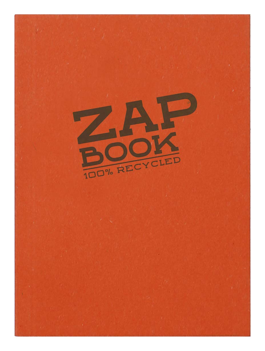 Clairefontaine, Ref 3357C, Recycled Zap Book (160 Pages), A6 (148 x 105mm) Size, Recycled 80gsm Paper, Acid Free, pH Neutral - Image 4