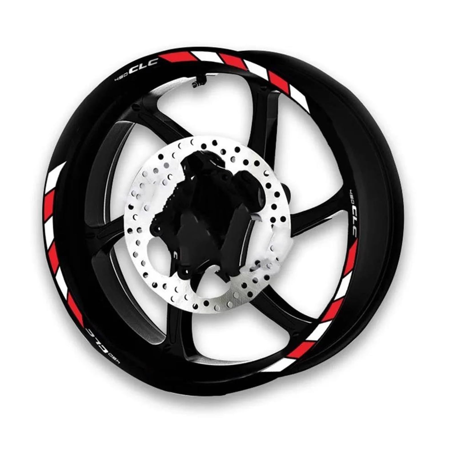 Motorcycle Wheel Stickers Night Reflective Decorative Rim for CFMOTO 450CLC 450 CLC 450CL-C CLC450(Style 3)