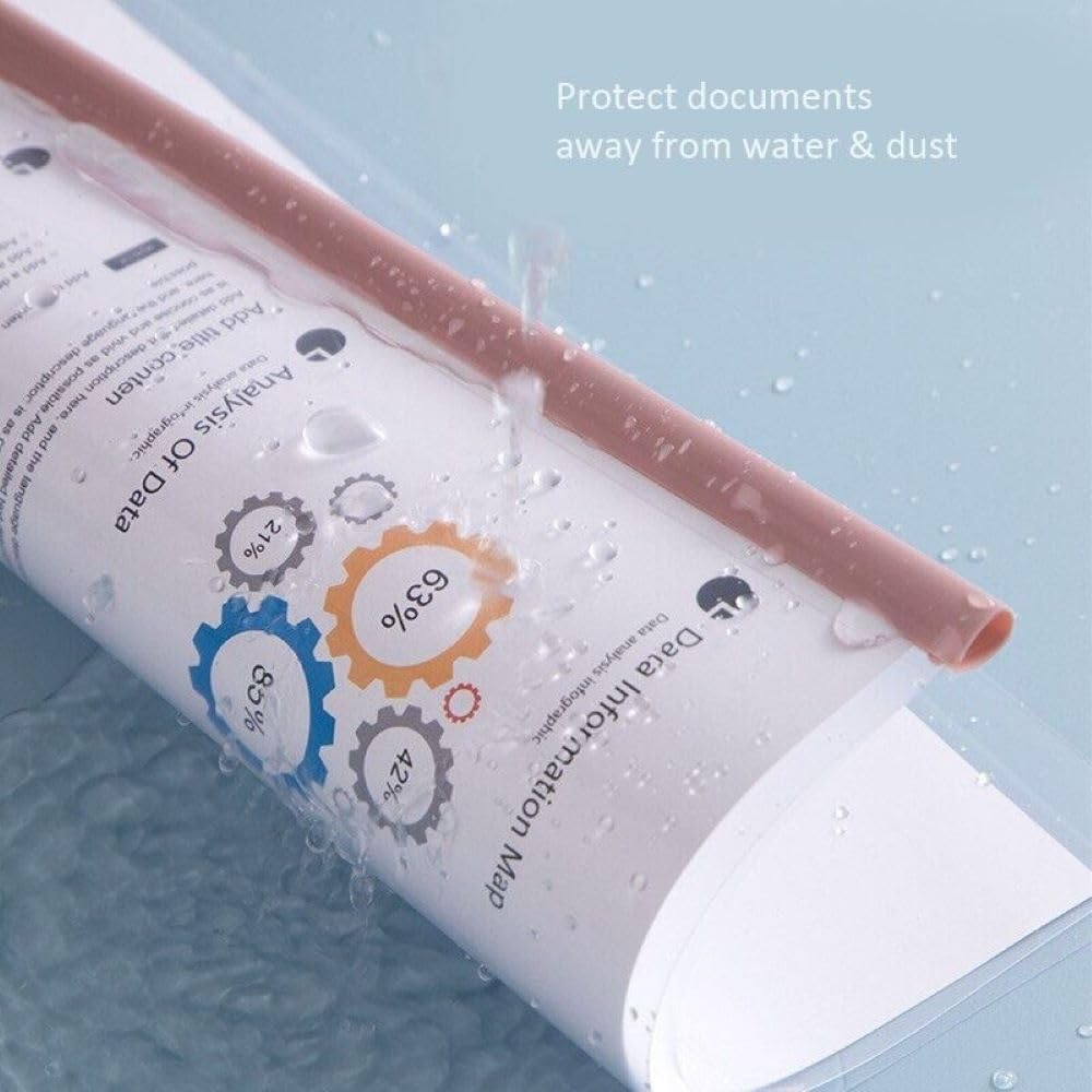 20x A4 Report Covers Clamp File Slide Binders Spine Bone Folders Clear Pockets Hold 80 Pages School Office Business Essentials Holding Paper Files Organiser