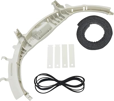 WE49X20697 Dryer Front Drum Bearing Kit Compatible with GE Contains WE3M26 Bearing WE12M29 Belt WE9M30 Felt WE1M1067 WE1M504 Slides