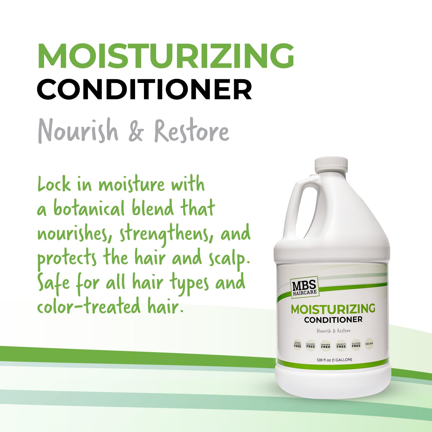 Professional Gallon Moisturizing Conditioner – Sulfate-Free, Vegan Hair Repair with Botanicals & Lavender - Image 2