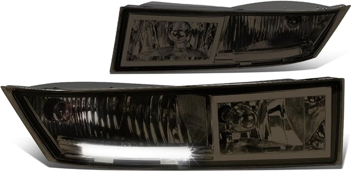 DNA MOTORING FL-ZTL-258-SM Assembly Fog Light Driver & Passenger Side Enhance visibility [Compatible with 07-14 Cadillac Escalade & ESV EXT]