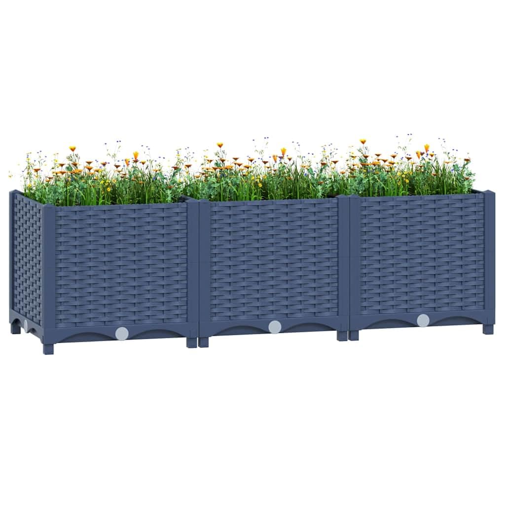 Möbel, Hochbeet, 120 x 40 x 38 cm, Polypropylen