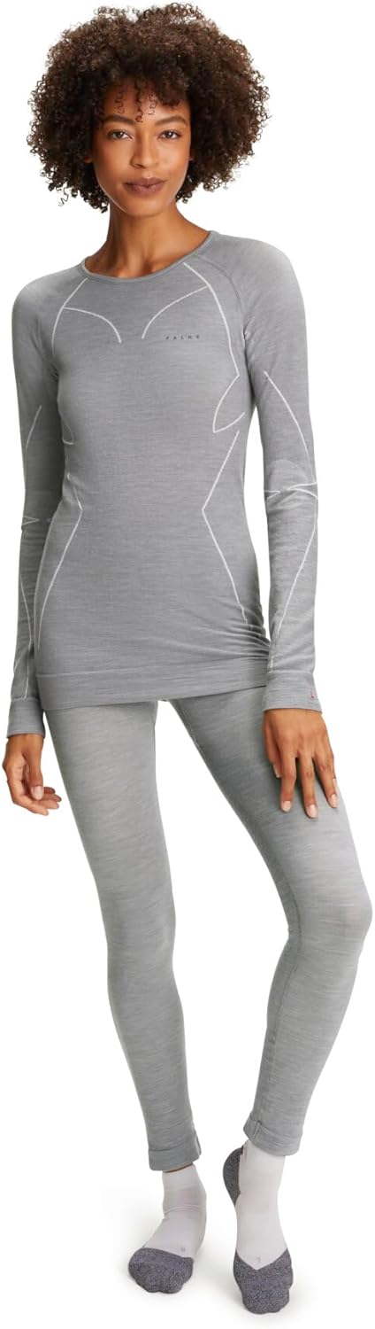 FALKE Women's Wool Tech. Long Base Layer Bottom, 1 Pair