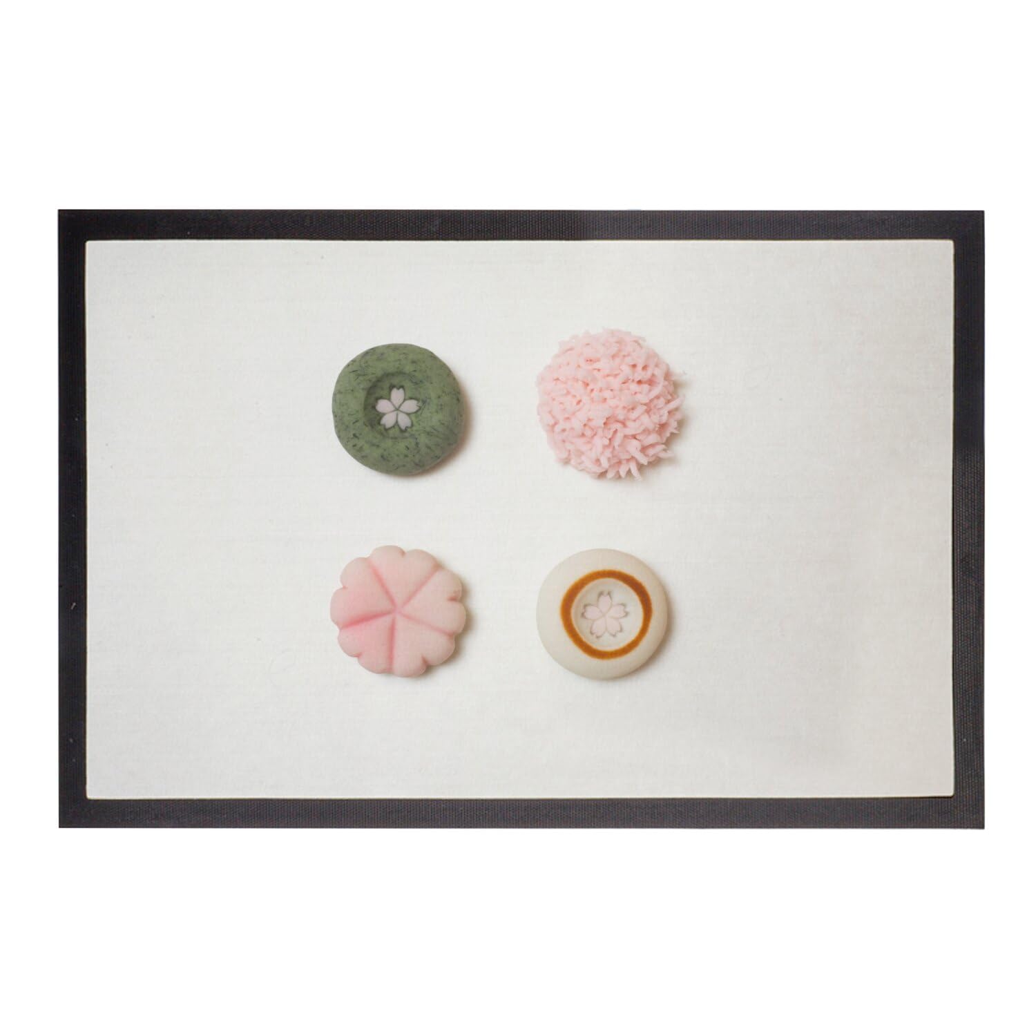 Paillasson Wagashi pour cuisine japonaise - Tapis de sol douceurs et nourriture d'Asie