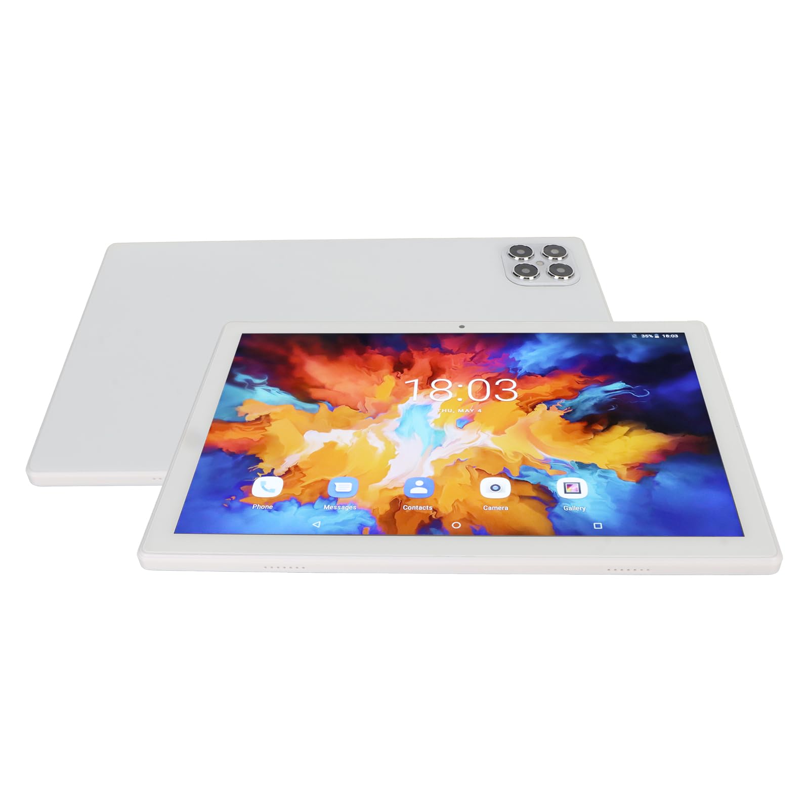 Tablet HD, Tablet Stacjonarny, Bateria 8800 MAh, 10,1 Cala, 4G LTE 5G WiFi, Aparat 8 MP 20 MP do Podróży (Wtyczka UE)