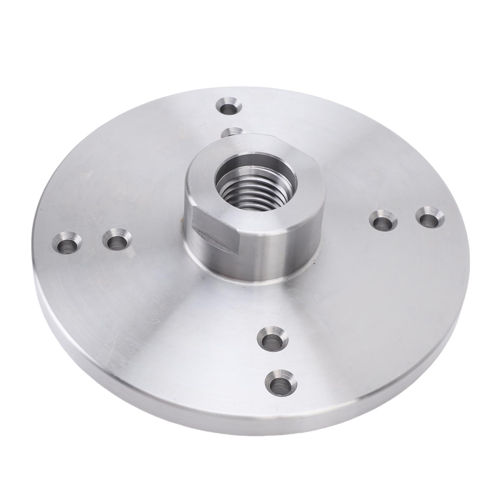 Domary 6 Inch Wood Lathe Face Plate Durable 45 Steel Design for Easy