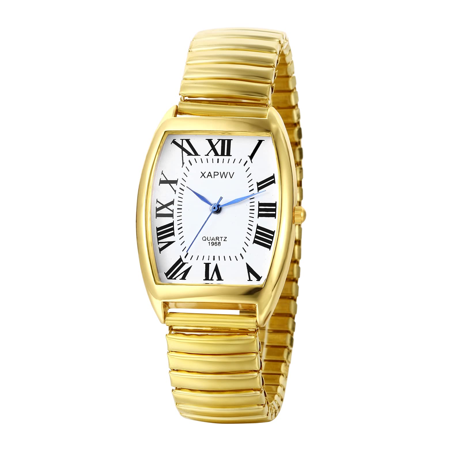 Avaner Women's Easy Reader Watches Ultra Thin Stretch Wrist Watches with Elastic Band