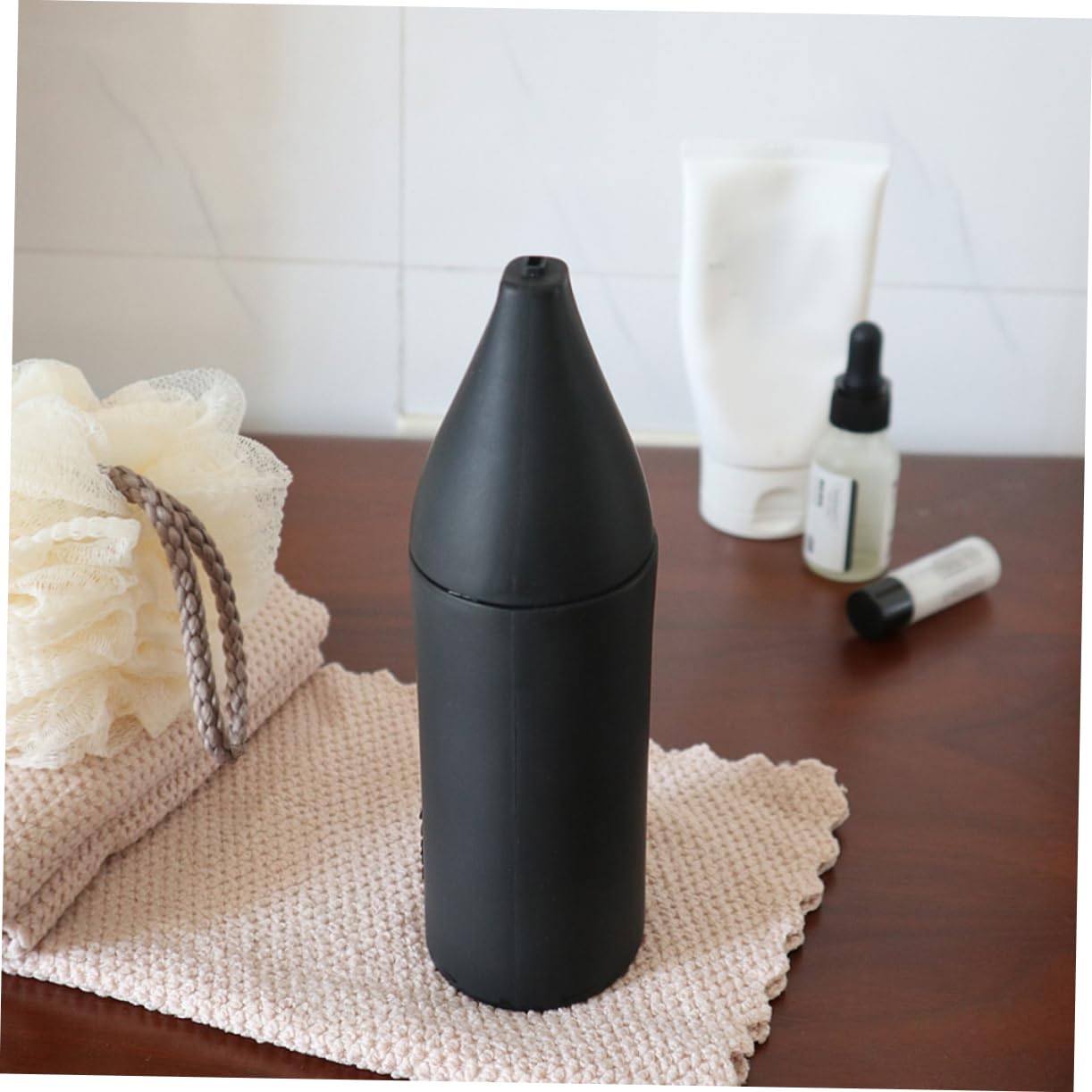 Ipetboom Silikon Handspender mit Quetschdesign zum Befüllen von Flüssigwaschmittel und Seife Nachfüllbare Küchenlotionflasche Geeignet für Küche und Badezimmer