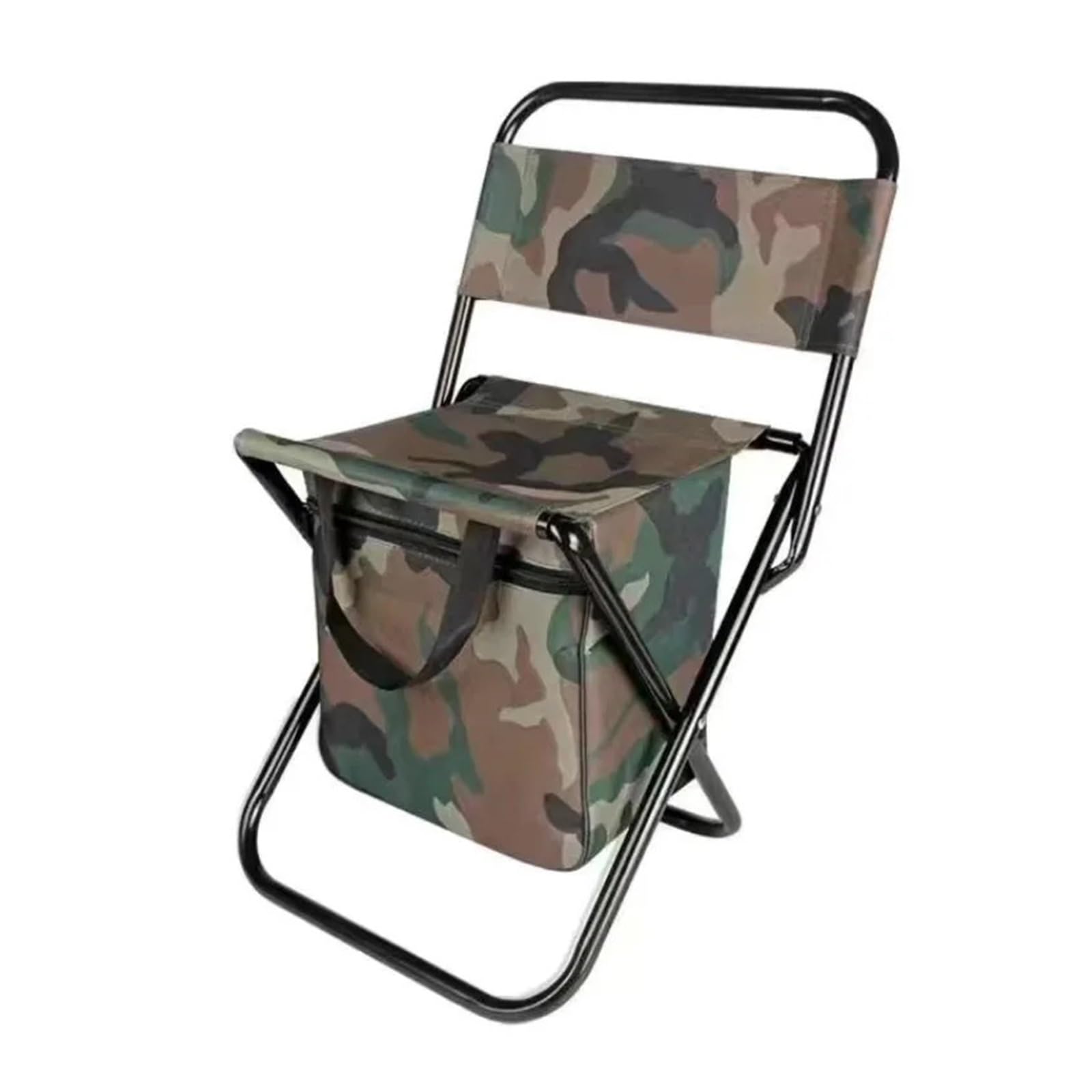 Chaise 3-en-1 pliable portatif khaki pour éviter de porter une glacière lourde