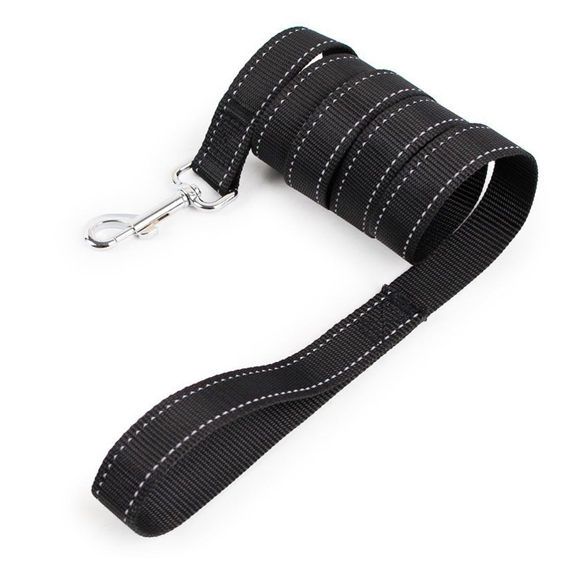 LQIOACU Correa Negra De 3 Metros Para Perros, Correa De 3 Metros, Correa Retriever Para Perros, Correa Ajustable, Correa De Adiestramiento Para Perros