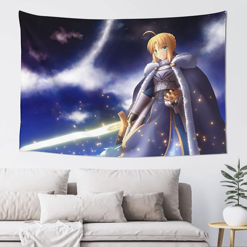Fate Stay Night タペストリーファッションセクシーなキャラクター写真壁掛け布ポスター壁の装飾インテリア装飾リビングルーム寝室の入り口多機能特大生地ペンダント信州壁102x152cm F Ebdaikn4ug Anzanatitlan Org