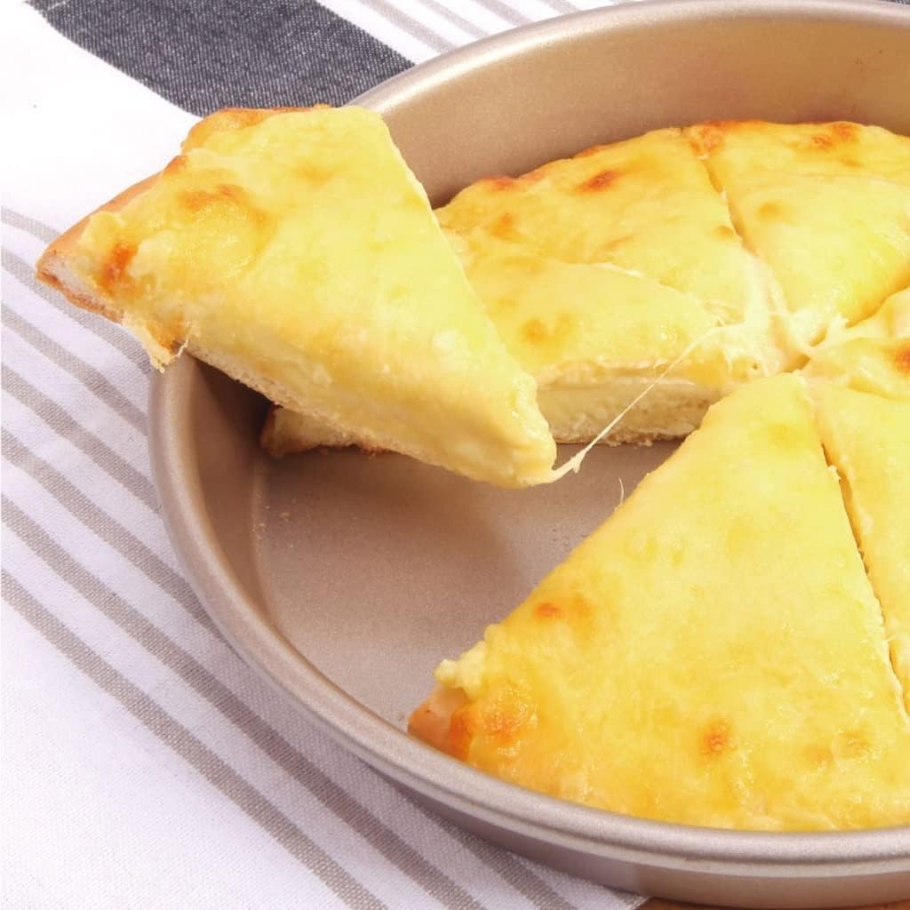 Baking Dish Non Stick Pizza Pan Carbon Steel Pizza Pan Round Baking Pan Homemade Pizza Baking Pan Casserole Dish (Size : 8inch) ()