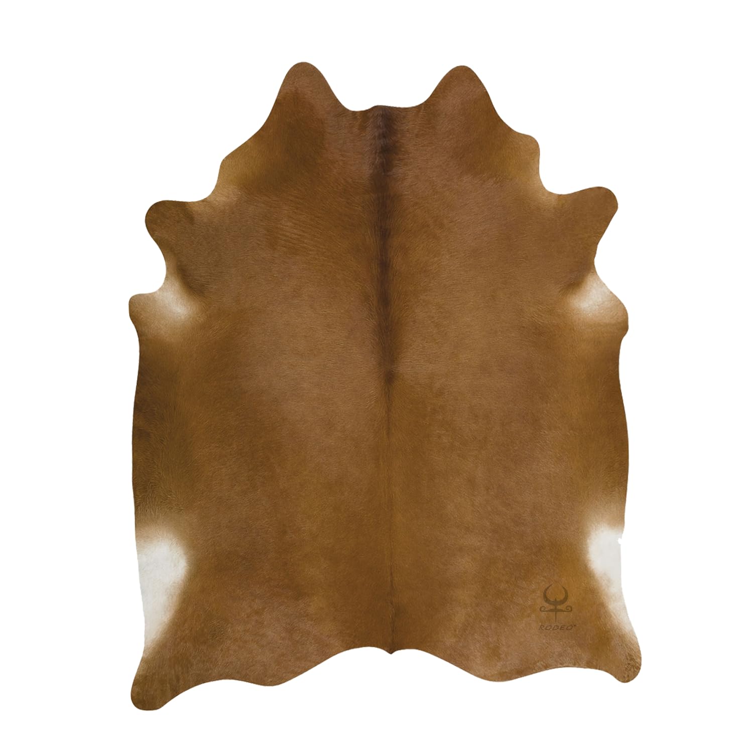 rodeo Genuine Cowhide Rug Brown