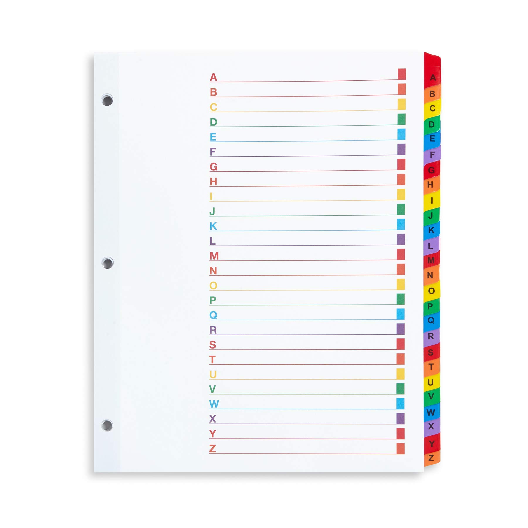 Amazon | Blue Summit Supplies 78 A-Z バインダーディバイダー 3