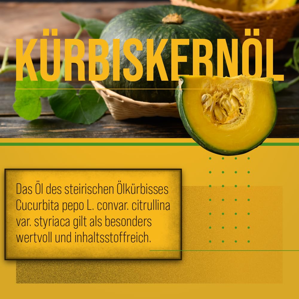 Sanct Bernhard Kürbiskernöl 500 mg Kapseln