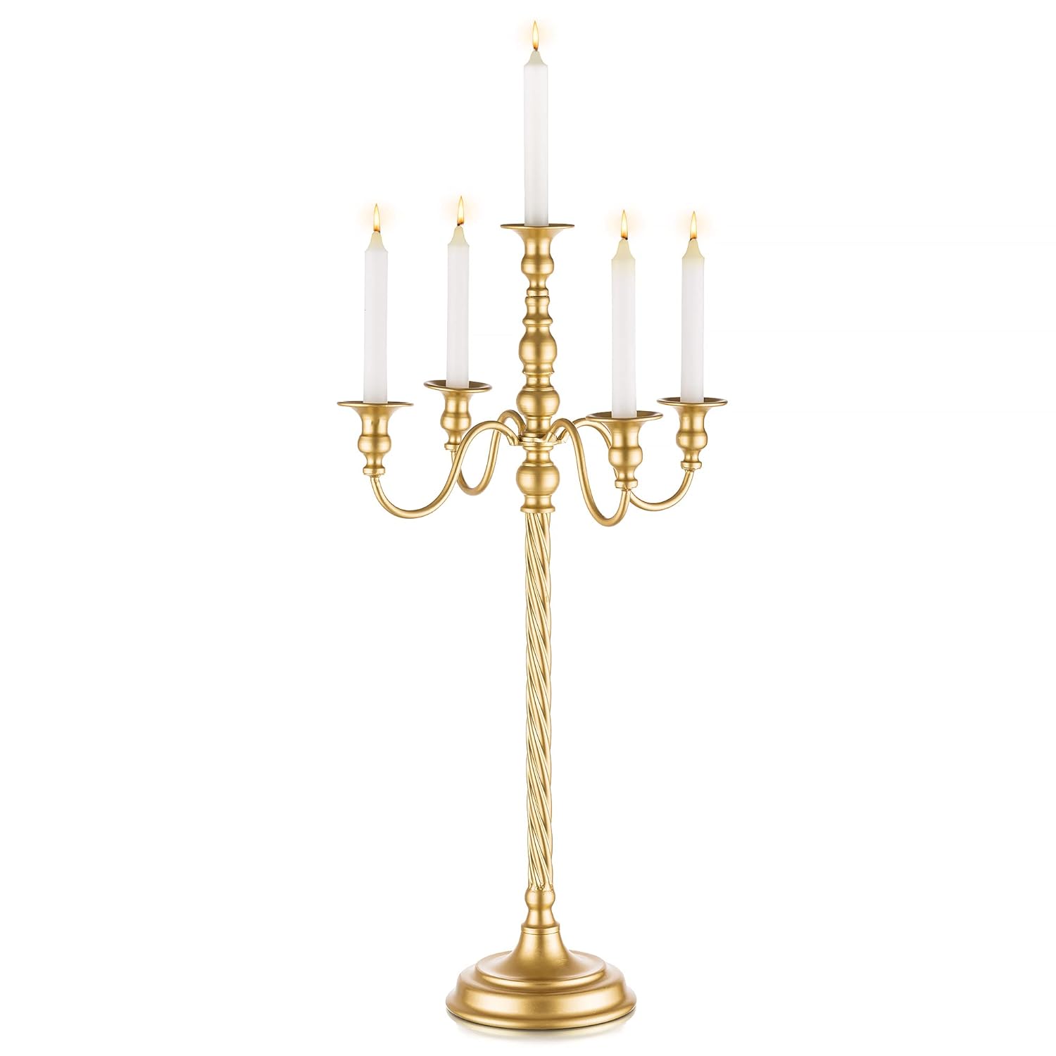 Buy Wedding Candelabra Tall Floor Candelabras Gold 5 Arm Candelabra