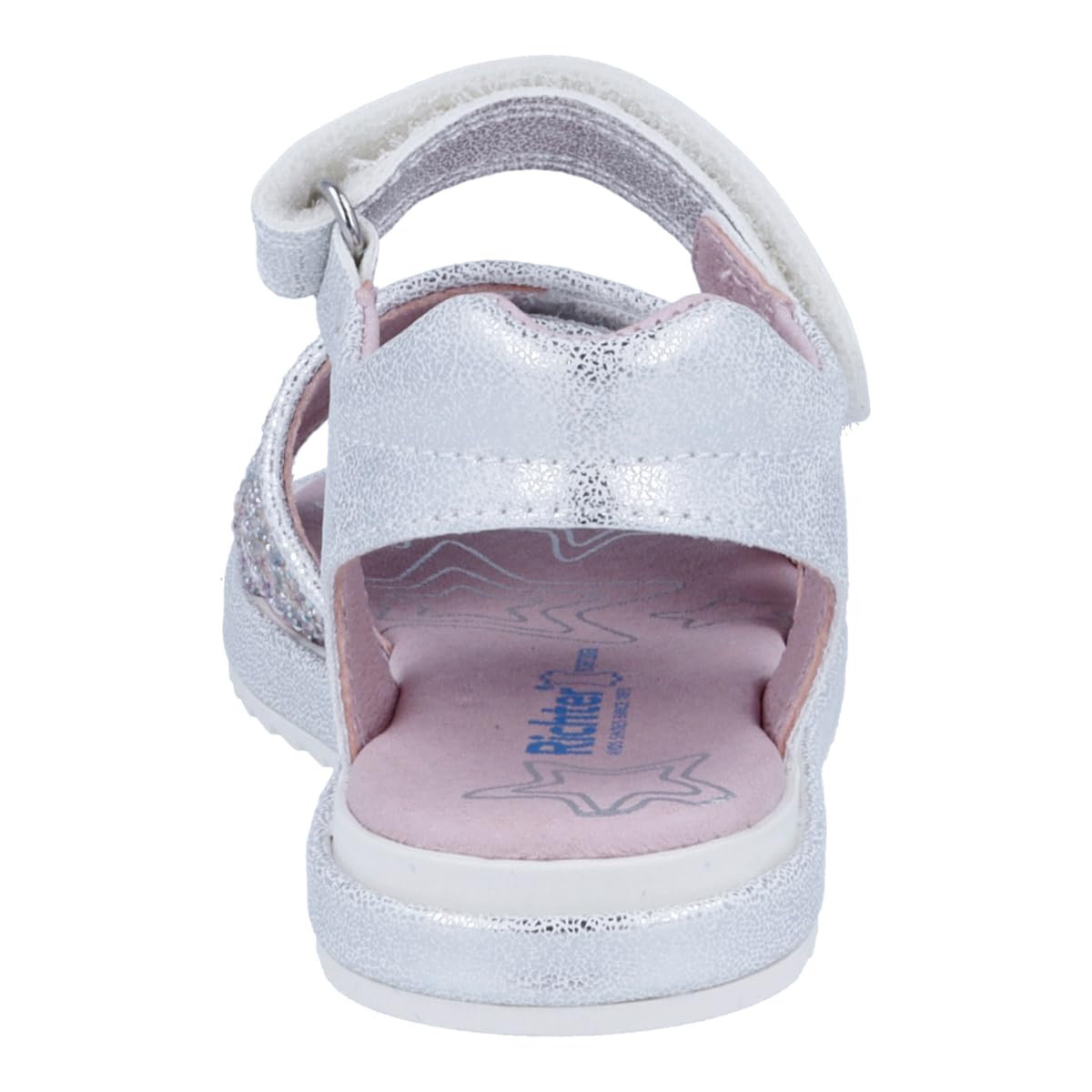 Richter Kinderschuhe Mädchen Halbschuhe Klett Sandale Rosa Freizeit