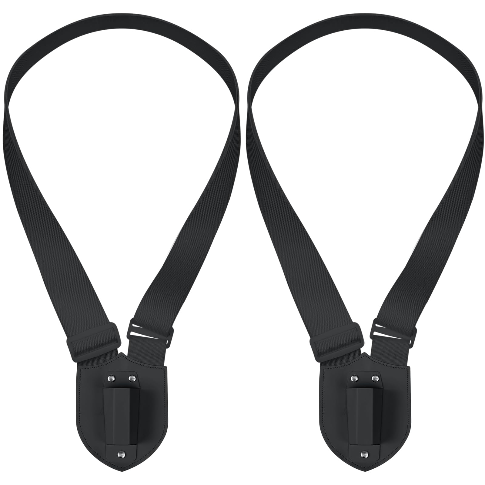 Jecery 1 Set Single Strap Flag Carrier Harness for Parade,Black