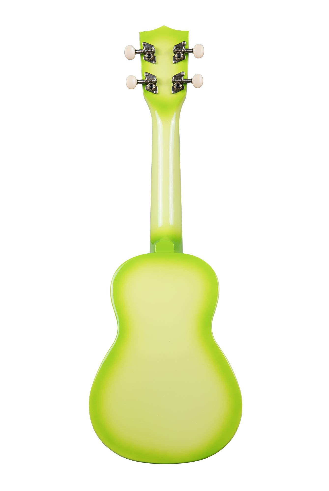 Kala MK-SD/GNBURST MaKala Dolphin Bridge Soprano Ukulele - Green Burst - Image 3