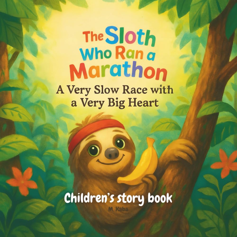Children's Story Book: The Sloth Who Ran a Marathon: A Very Slow Race with a Very Big Heart