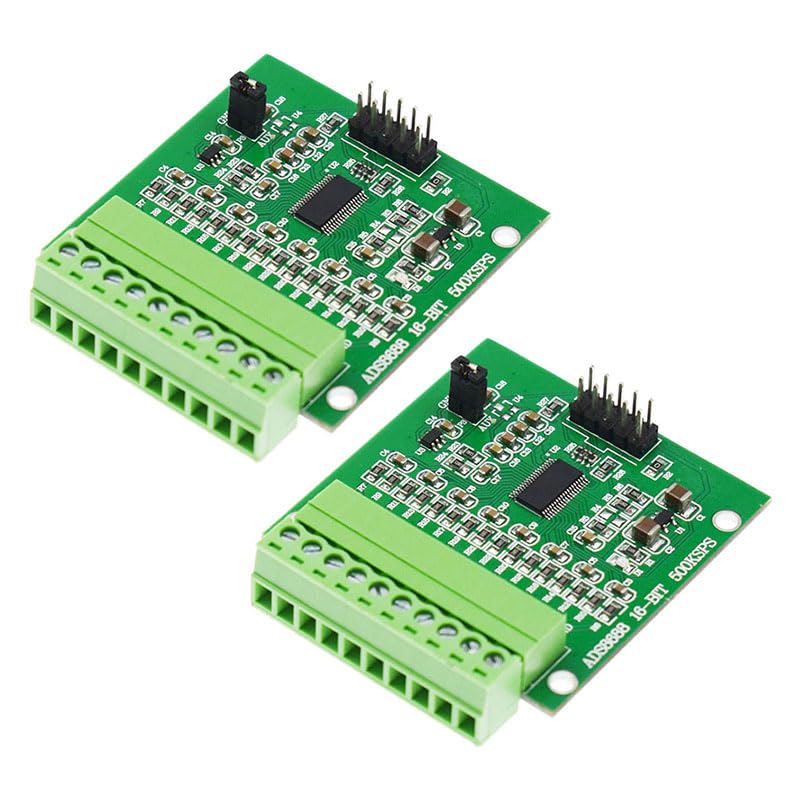 2Pcs ADS8688 8-Channel ADC Data Acquisition Module