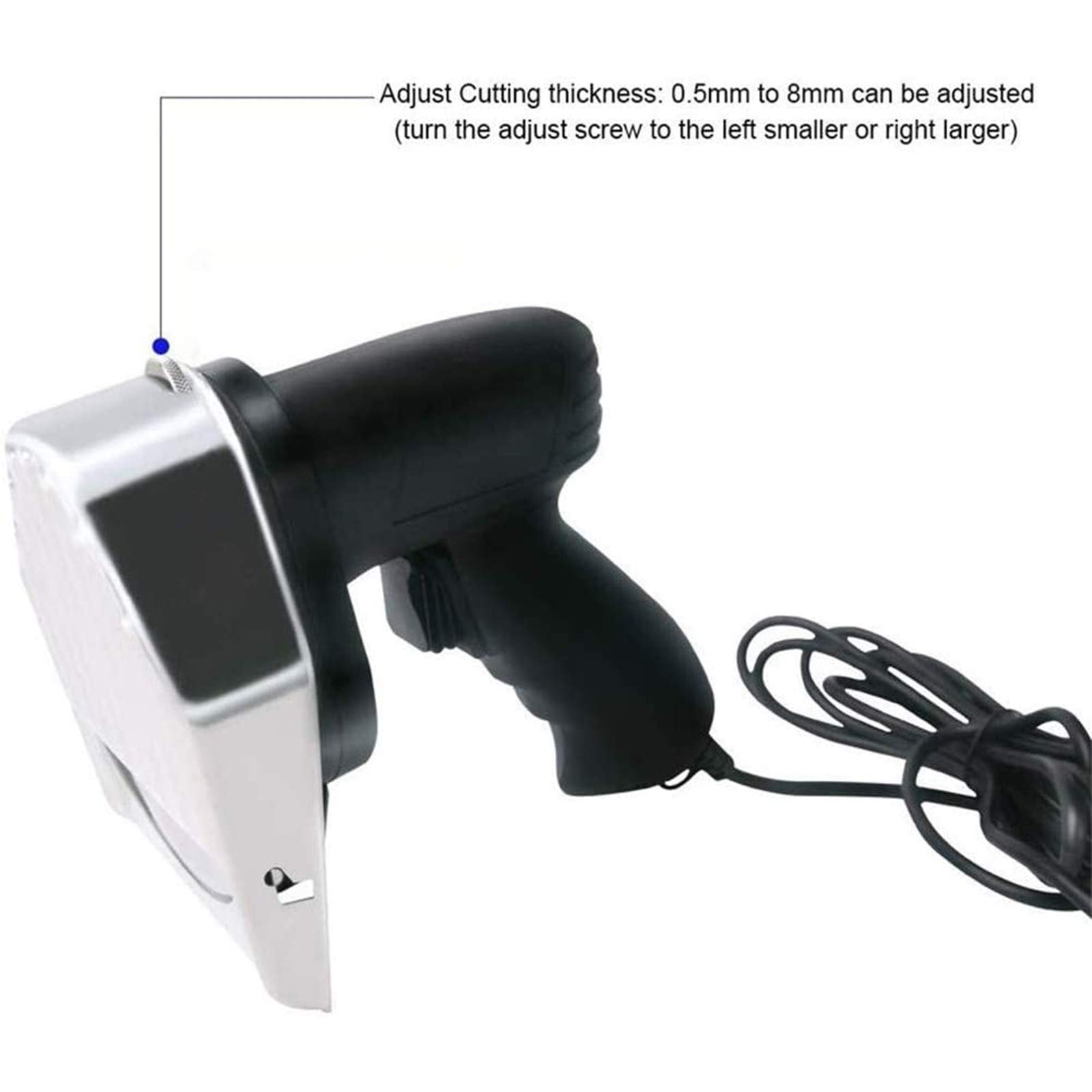 YLJYJ Professional Electric Kebab Knife Electric Gyro Knife 80w Adjustable Intensity Hand-held Barbecue SlicerbbQ