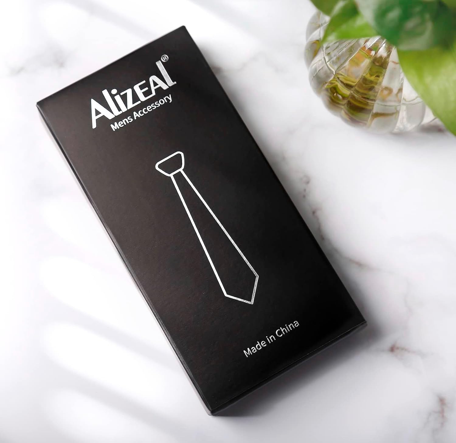 Alizeal Mens 3.15'' Flower Tie with Floral Handky Set - Image 6