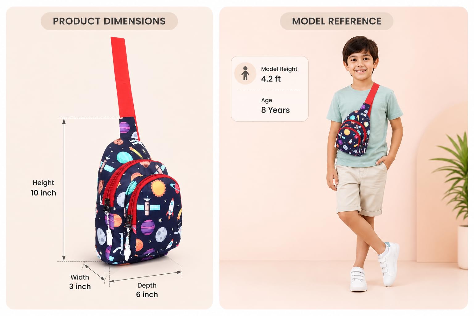Sanjis Enterprise Sling Bag for Women Crossbody Purse Casual Daypack Floral Crossbody Sling Backpack Travel Shoulder Bag Hiking Daypack (style2) 3