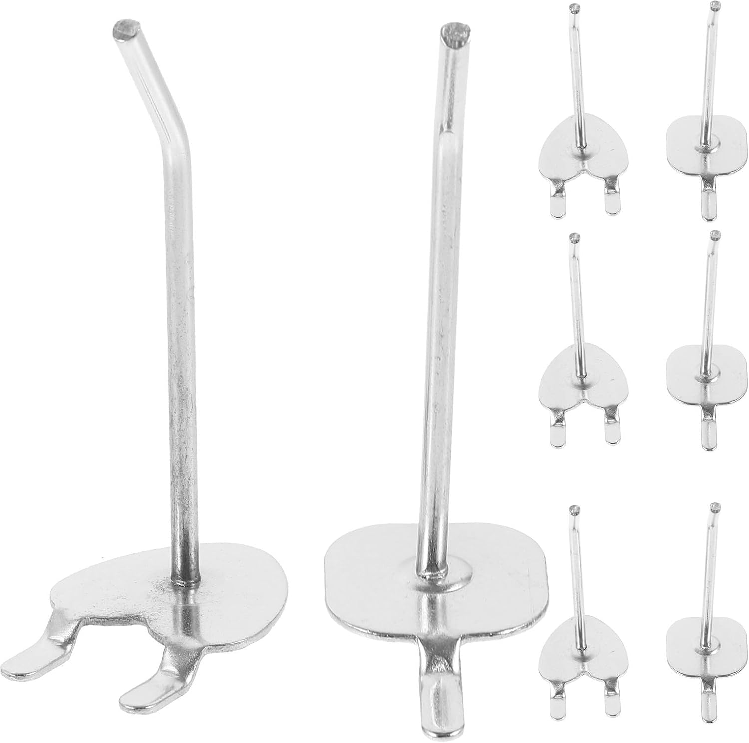 MAGICLULU 20pcs Metal Heart Shape Pegboard Hooks Heavy Duty Pegboard Hangers with Simple Sturdy Structure for Home and Garage Display and Organization