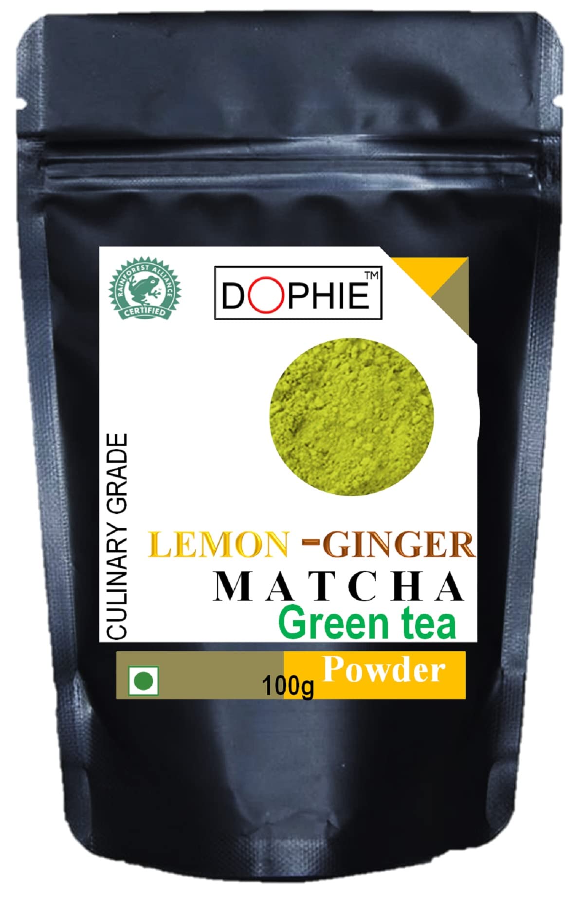 Dophie Matcha Green Tea Powder with Ginger lemon 100 grams [PACK-1] Culinary Grade, matcha Green tea with lemon &ginger powder, Green Tea Support for Weight Loss, packed with Nutrients (B0BBJB4K7M) Amazon Price History, Amazon Price Tracker