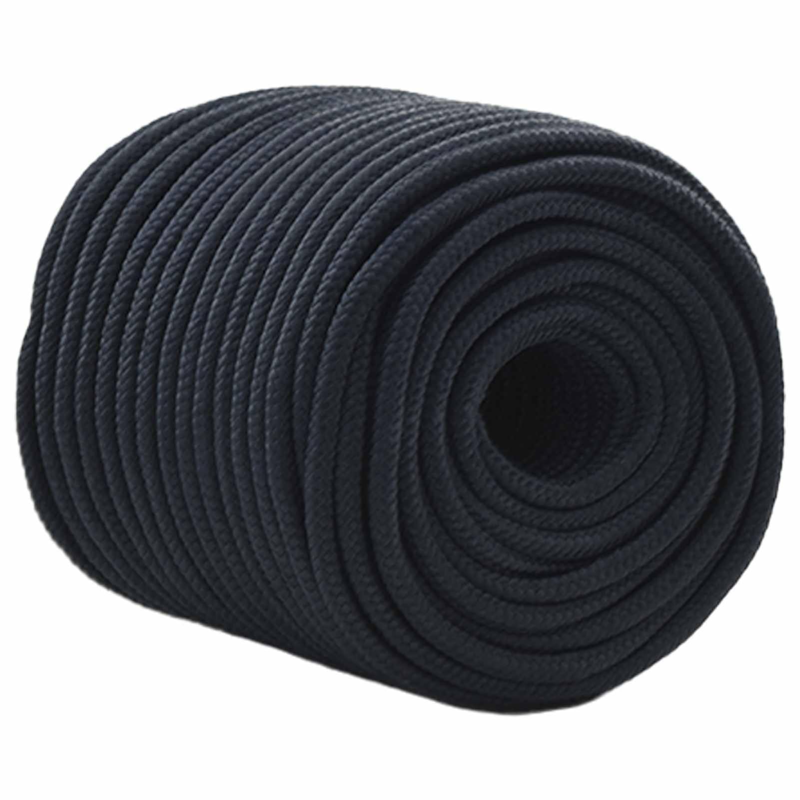 Polyester-Bootseil Königsblau 1,6 cm × 25 m | Wetterfest, UV-beständig, niedrigdehnend, robustes Polyester