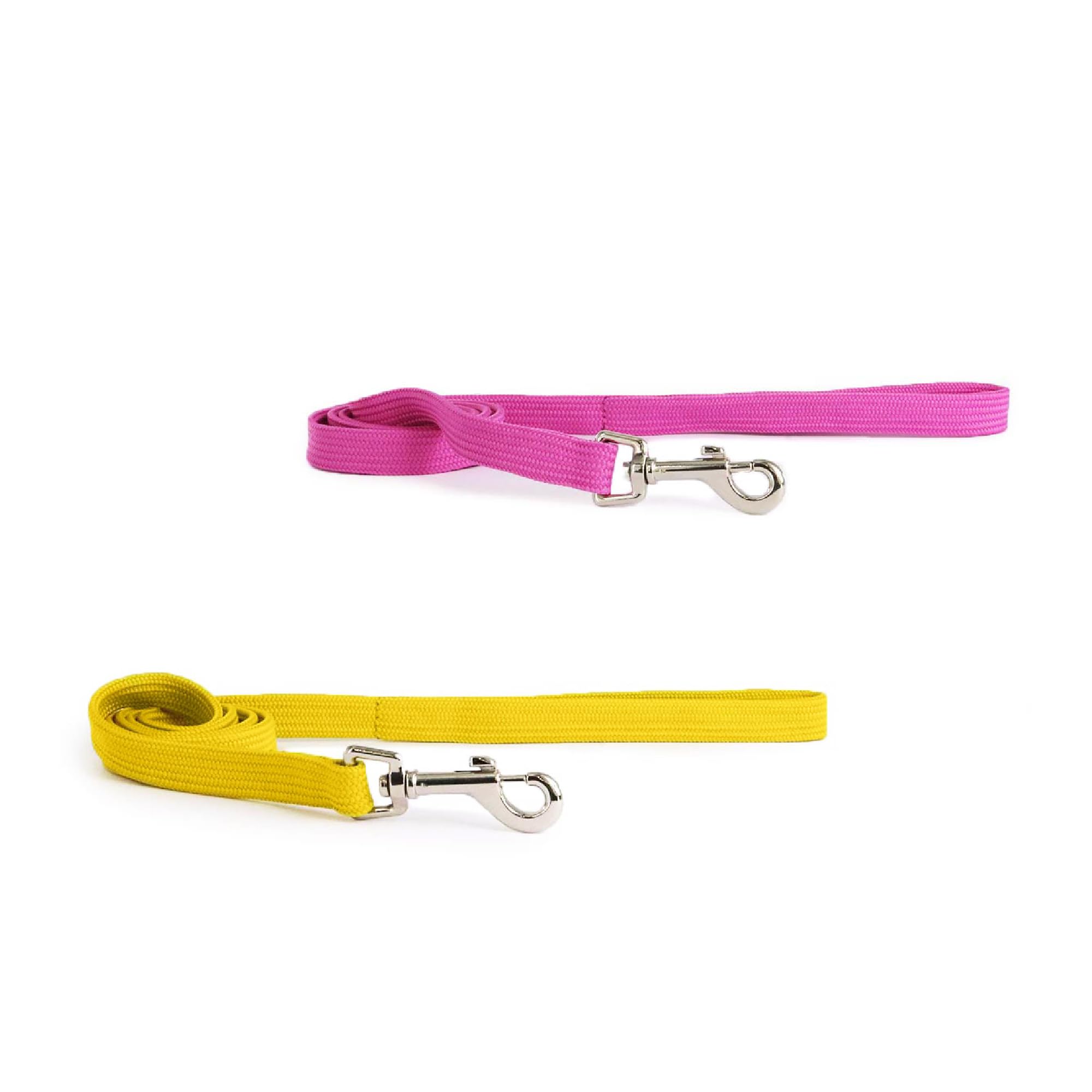 Ancol Made From Softweave Dog Lead in Mustard - Comfortable 100% Recycled Softweave Pet Accessory - Puppy Walking Leash - 1m x 19mm
