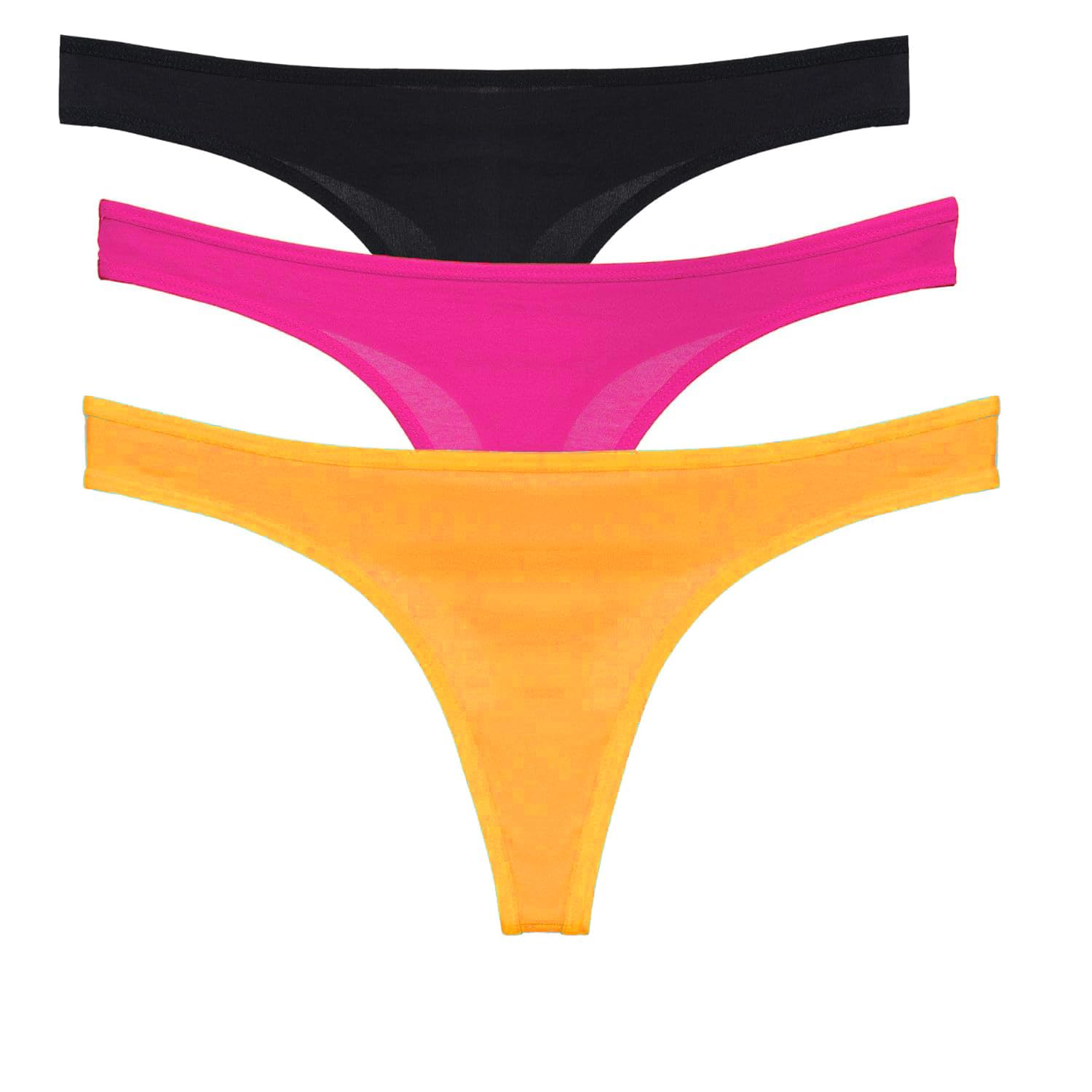 Women's Viscose Cotton Lycra G-Staring Thong Panties Combo Pack of 3 | Thong Panty for Women Sexy | Panty Set for Women-image-24