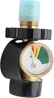 Happyyami 1Pc Monitor Divisor De Gás Para Churrasco Rv Aquecedor De Mangueira Grelha Medidor De Tanque De Propano Pressão De Gás Do Tanque De Propano Rv Tanque De Propano Conector De