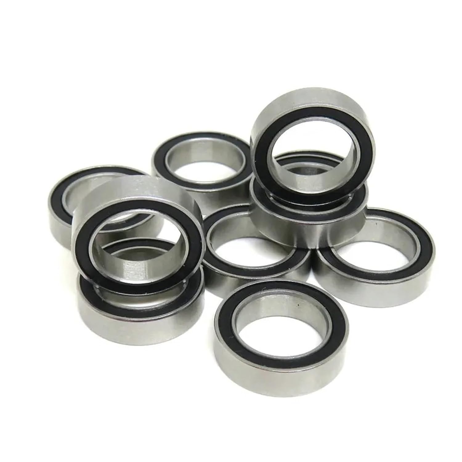 10pcs 10x15x4mm S6700 2RS Stainless Steel Double Sealed Bearings