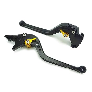Amazon.co.jp: K67 黒(金) カワサキ ブレーキ クラッチレバー 6