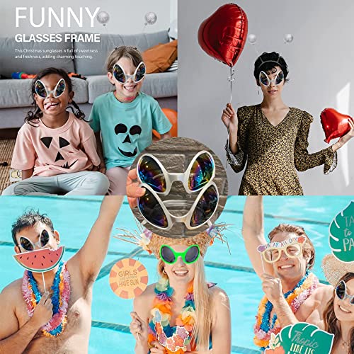 KAYLRE 4 PCS occhiali Alien da alieni, occhiali da...