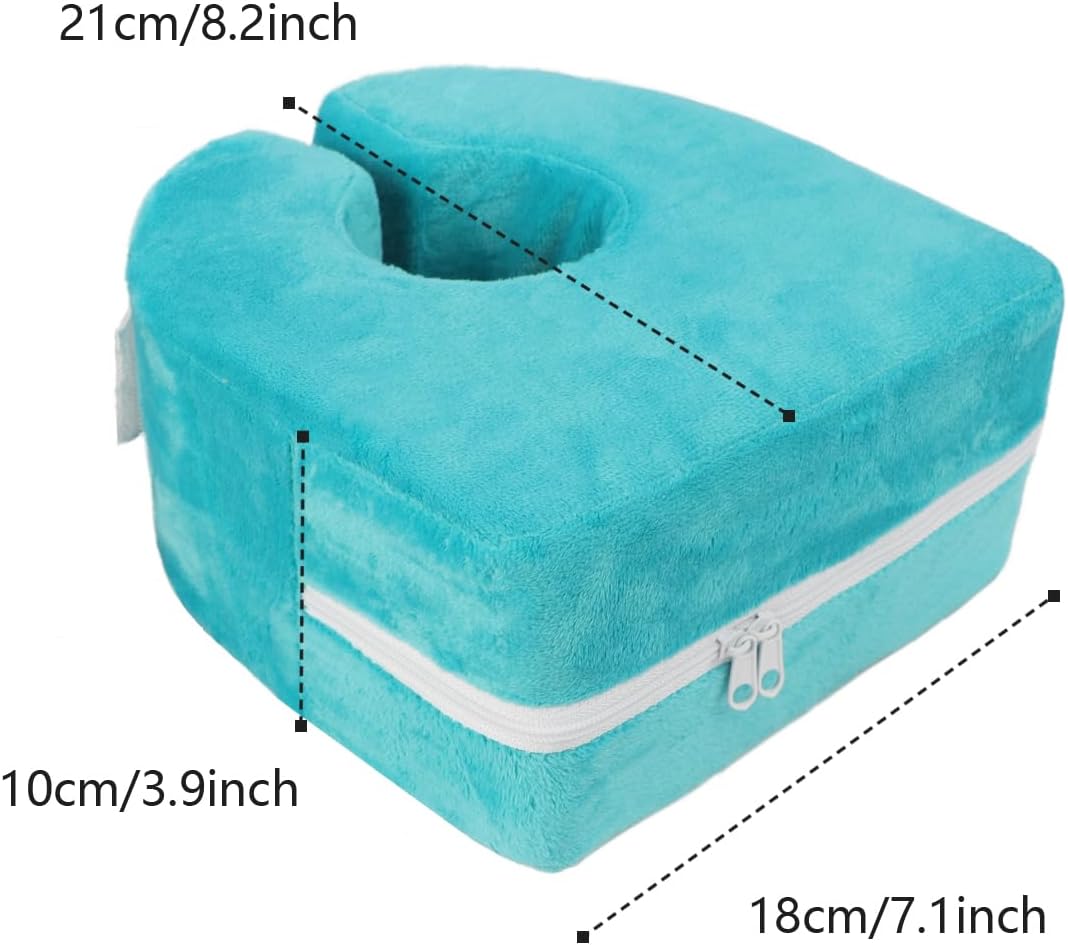 Starsouce Ankle Heel Elevator Pillow Foot Elevation Support Cushion Leg Hand Lifting Pillow Pressure Relief for Swelling Sleeping Foot Support（1PC）